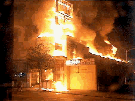 Los Angeles riot image