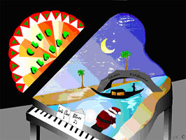 Santa graphic by Amy Marks